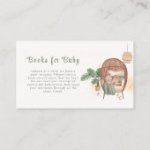 Boho Cozy Teddy Bear Sleep Books for Baby Shooter Begleitkarte (Vorderseite)