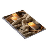 Boho Cozy Warm Kerzenlicht Notizblock (Rechte Seite)