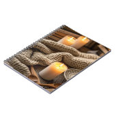 Boho Cozy Warm Kerzenlicht Notizblock (Linke Seite)