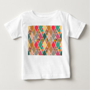 Boho Crazy Quilt Baby T-shirt