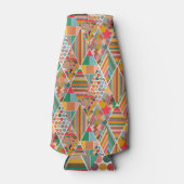 Boho Crazy Quilt Flaschenkühler (Vorderseite)