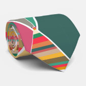 Boho Crazy Quilt Krawatte (Gerollt)