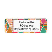 Boho Crazy Quilt Label (Vorne)