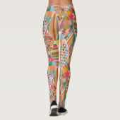 Boho Crazy Quilt Leggings (Rückseite)