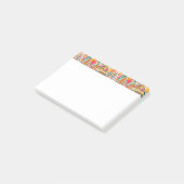 Boho Crazy Quilt Post-it Klebezettel (angewinkelt)