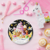 Boho Creamy Ice Cream Geburtstag Pappteller (Party)