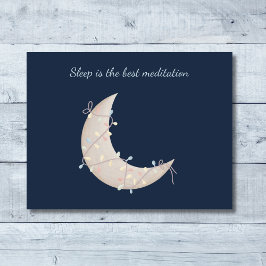 Boho Crescent Moon Postkarte