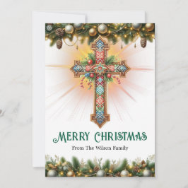 Boho Cross mit aufwändigen Mustern Weihnachten