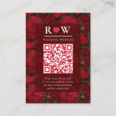 Boho Custom Carnation Fantasy Beach Wedding Begleitkarte (Vorderseite)