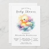 Boho Custom Duck Baby Shower Einladung (Vorne/Hinten)