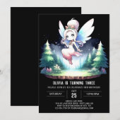 Boho Custom Fairy Birthday Einladung (Vorne/Hinten)