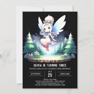 Boho Custom Fairy Birthday Einladung