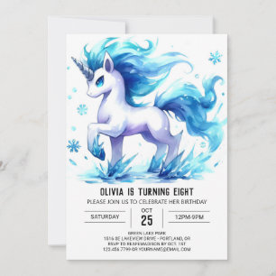 Boho Custom Horse Birthday Einladung