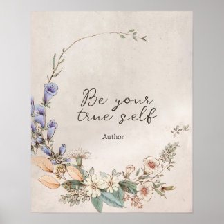 Boho Custom Quote Print Sign | Personalisiertes An Poster