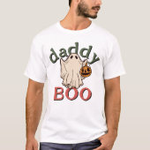 Boho Daddy Boo Niedlich Ghost Halloween T-Shirt (Vorderseite)
