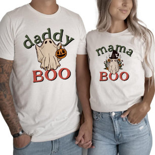 Boho Daddy Boo Süßer Geist Halloween T-Shirt