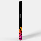 Boho Daisies Botanisches Rustikales Schwarzes Case-Mate iPhone Hülle (Rückseite / Rechts)