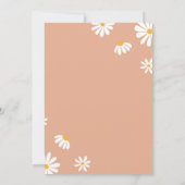 Boho Daisy Birthday Time Capsule Note Card Dankeskarte (Rückseite)