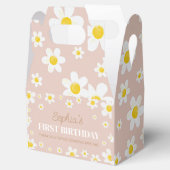 Boho Daisy Bloom Girl Birthday Favor Boxes Geschenkschachtel (Geöffnet)