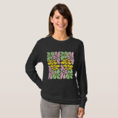 Boho Daisy Blume - T - Shirt Floral rétro (Vorne ganz)