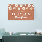Boho Daisy Brautparty Willkommen Banner (Messeveranstaltung)