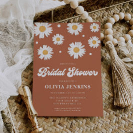 Boho Daisy Bridal Shower Einladungen