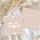 Boho Daisy Danky-Karte Dankeskarte