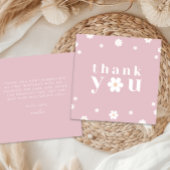 Boho Daisy Danky-Karte Dankeskarte