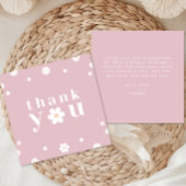 Boho Daisy Danky-Karte Dankeskarte