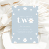 Boho Daisy Einladung zum zweiten Geburtstag