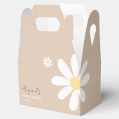 Boho Daisy Floral Baby Dusche Geschenkschachtel (Geöffnet)