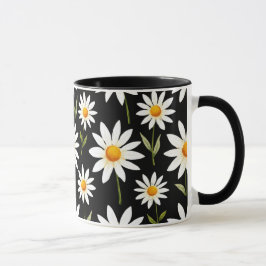 Boho Daisy Floral-Minimalistisch Frühjahr Bloom Ae Tasse