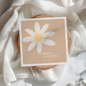 Boho Daisy Floral Napkins Serviette