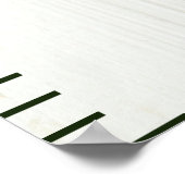 Boho Daisy Girls Growth Chart Poster (Ecke)