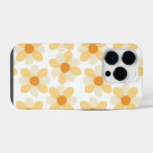 Boho-Daisy-Kunst iPhone Hülle (Rückseite (Horizontal))