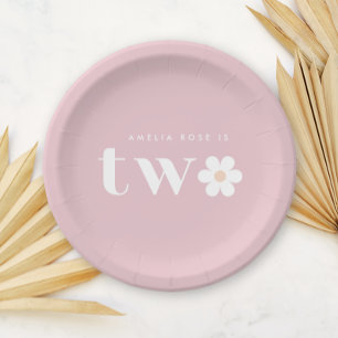 Boho Daisy Second Birthday Paper Teller