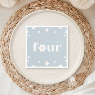 Boho Daisy Vurth Geburtstag Napkin Serviette