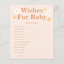Boho Daisy wünscht Babyberatungskarten