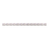 Boho Dandelion Floral Pagan Handfasting Satinband (Vorderseite)