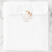 Boho Dankeschön Favor Sticker (Tasche)