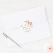 Boho Dankeschön Favor Sticker (Umschlag)