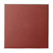 Boho Dark Rust Keramik Fliese (Vorderseite)