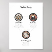 Boho Das heilige Dreifaltigkeitsposter Poster (Vorne)
