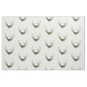Boho Deer Antlers | Rustikale Weihnachtsblume Stoff (Fat Quarter (45,7 x 55,9 cm))