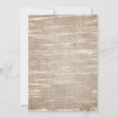 Boho Deer Antlers | Rustikale Weihnachtsdusche Einladung (Rückseite)