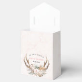 Boho Deer Antlers und Florals Brautparty Geschenkschachtel (Geöffnet)