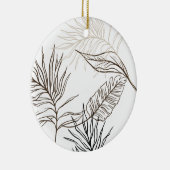 Boho Deer Bleibe Wild Sinti und Roma Child Keramik Ornament (Rechts)