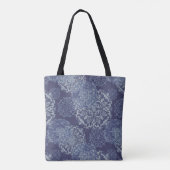 Boho Denim Moody Blues Mandalases Tasche (Rückseite)
