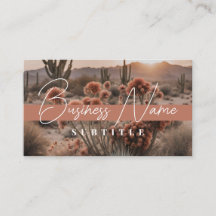 Boho Derset Blume Business Card