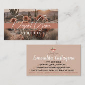 Boho Derset Blume Business Card Visitenkarte (Vorne/Hinten)